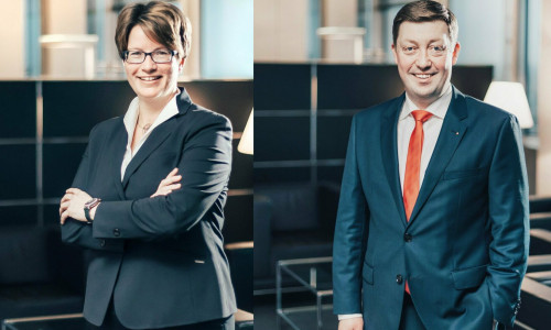 Tanja Dresselmann verantwortet zukünftig den Bereich Retail-Steuerung der BLSK, Lars Dannheim wird Mitte 2022 neuer Vorstand für Privat- und Geschäftskunden der BLSK.