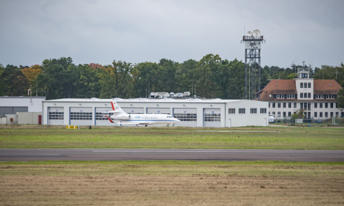 Der Braunschweiger Flughafen.