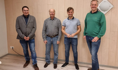Pascal Hoppe, Gerhard Kanter, Vincent Schwarz und Martin Koch (v. li.).