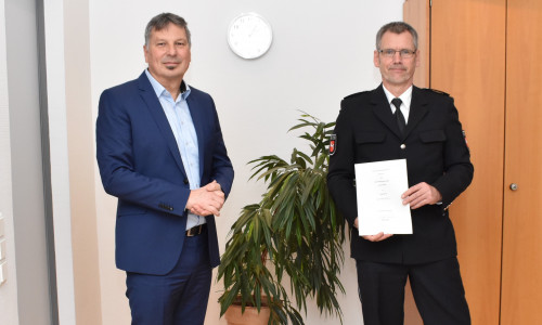 Polizeipräsident Michael Pientka (li.) und Polizeioberrat Joachim Krüger.