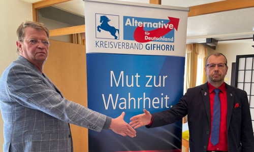 Stefan Marzischewski-Drewes (rechts) will für die AfD in den Bundestag.