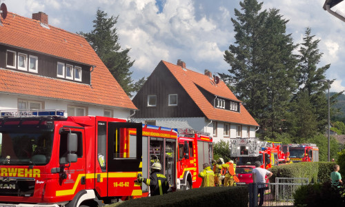 In Bündheim kam es am Samstag zu einem Kellerbrand.
