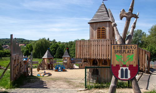 Der Ritterburg-Spielplatz in Gebhardshagen.