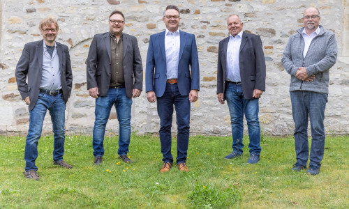 Die Kandidaten der SPD Dirk Gildemann, Patrick Oehlmann, Carsten Wiedemeier-Olajos, Eberhard Mohnke, Dieter Pohl