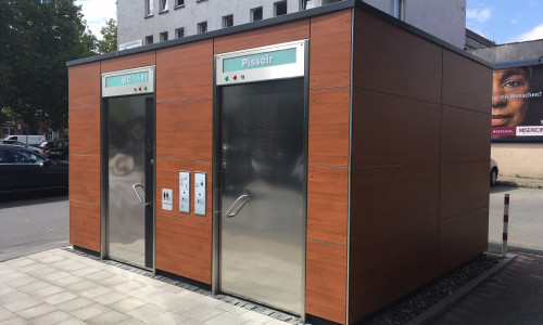 Seit ein paar Jahren gibt es die Toilettenanlage in der Südstraße. Archivbild