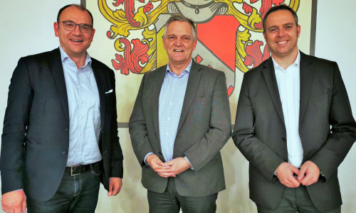 Von links: Erik Homann, der neuer Vorsitzende Rainer Block, sowie sein Stellvertreter Falk-Olaf Hoppe. 