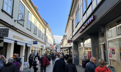 Am Sonntag öffnen in Goslar die Geschäfte.