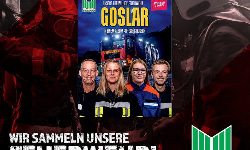 Sticker-Album der Feuerwehr Goslar