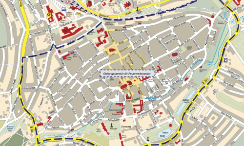 Die Verbotszone umfasst die Goslarer Altstadt.