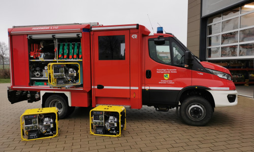 Die Feuerwehren in der Samtgemeinde Sickte erhielten drei Notstromaggregate.