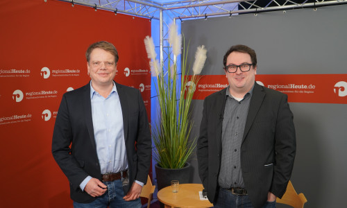 Christoph Bratmann (SPD) im Interview mit regionalHeute.de-Chefredakteur Werner Heise (re.).