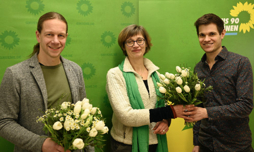  Christian Schroeder – Kandidat im Wahlkreis 05, Anke Reinemann – Kandidatin im Wahlkreis 06, Sebastian Werner – Mitglied im Kreisvorstand.
