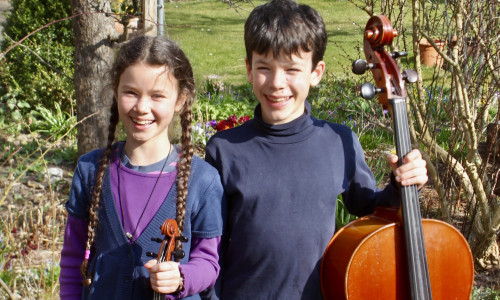 Helene und Johann Don waren bei Jugend musiziert erfolgreich.