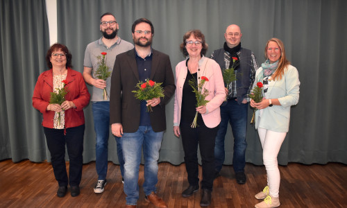Sabine Irmler, Tim Köhler, Martin Neuhäuser, Karen Wachendorf, Boris Jülge, Lisa Habenicht (v. li.).