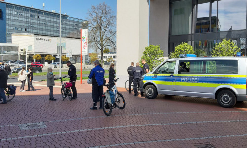 Die Polizei führte gestern umfangreiche Fahrradkontrollen durch