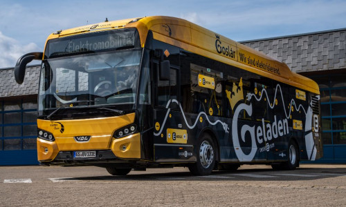 Der neue E-Bus in Goslar.