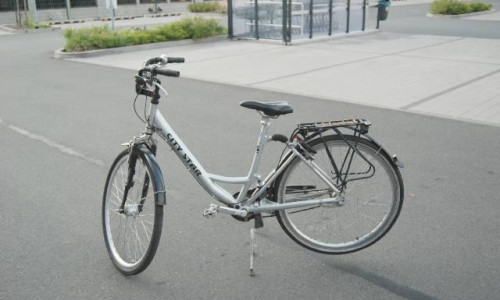 Dieses Fahrrad wurde von der Polizei sichergestellt