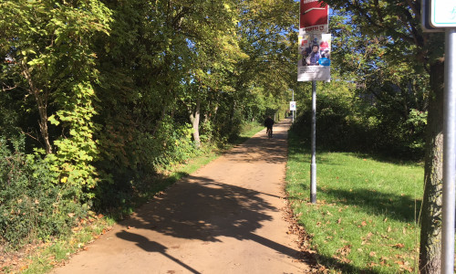 Hier am Ringgleis findet schon bald der 1. Kinderlauf statt (Archivbild).