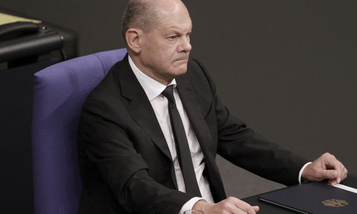 Olaf Scholz im Bundestag (Archiv)