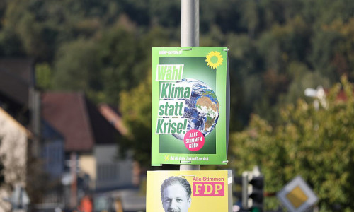 Wahlplakate zur Landtagswahl in Bayern 2023 (Archiv)