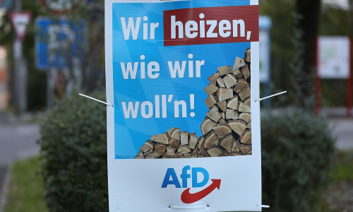 AfD-Wahlplakat zur Landtagswahl in Bayern 2023 (Archiv)