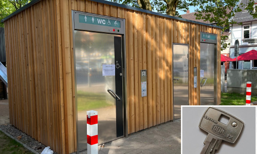 Besitzer des Euroschlüssels können sich auch außerhalb der regulären Öffnungszeiten Zugang zum barrierefreien WC in der Seesener Innenstadt verschaffen.