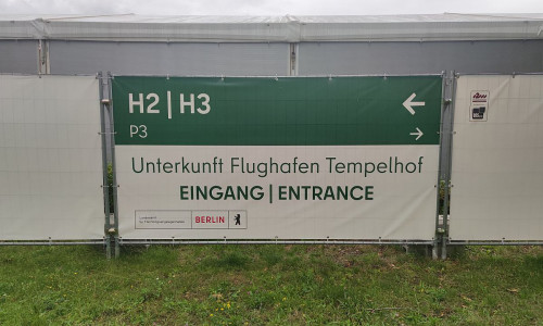 Flüchtlingsunterkunft Tempelhof (Archiv)