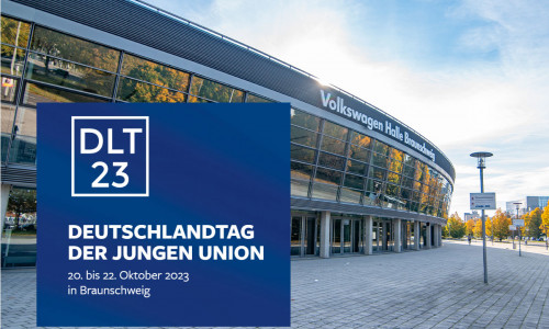 Der Deutschlandtag der Jungen Union wird in der Volkswagen Halle Braunschweig abgehalten.