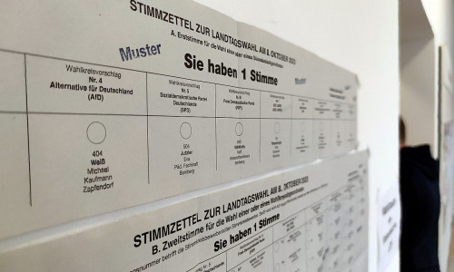Landtagswahl in Bayern am 08.10.2023