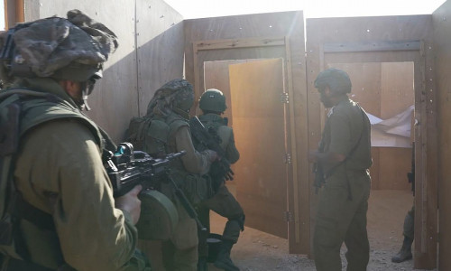 Israelische Soldaten trainieren Häuserkampf (Archiv)