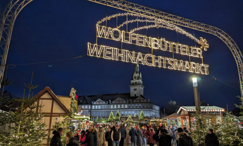 Der Weihnachtsmarkt in Wolfenbüttel.