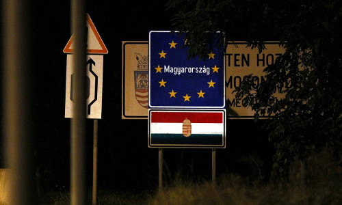 Ungarischer Grenzübergang (Archiv)