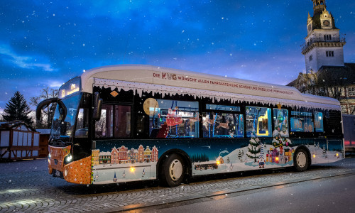 Der Weihnachtsbus wird unter anderem in Wolfenbüttel unterwegs sein.