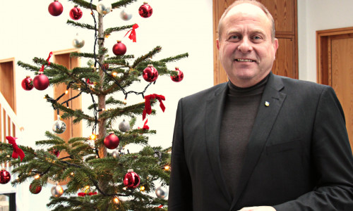Landrat Gerhard Radeck blickt in seinen Weihnachtsgrüßen auf das vergangene Jahr. 
