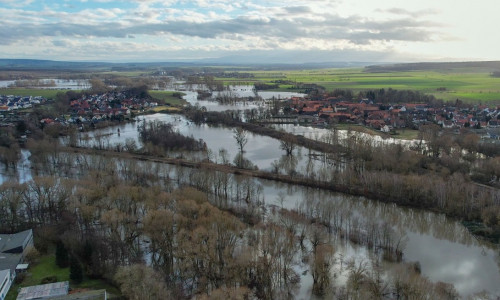 Das Hochwasser im Dezember 2023. Archivbild