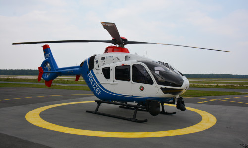 Die Hubschrauber der Polizei Niedersachsen sind auch häufig in der Region unterwegs. 