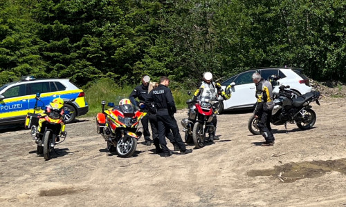 Die Polizei kontrollierte Motorradfahrer im Harz.