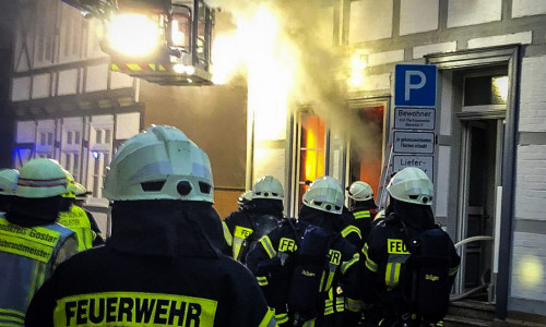 Am Freitagabend kam es zu einem Brand in der Goslarer Altstadt. 