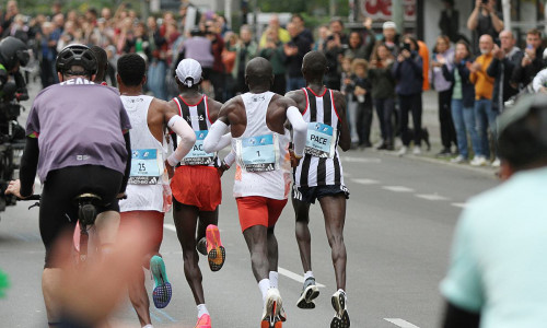 Läufer beim Berlin-Marathon am 24.09.2023