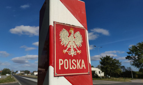 Grenze zwischen Polen und Deutschland am 20.09.2023