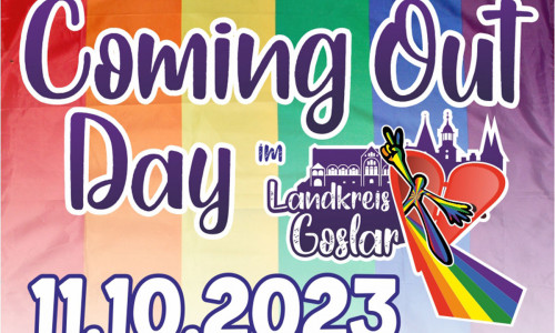 Flyer zur Abendveranstaltung am Coming-Out-Day in Goslar. (Auszug)