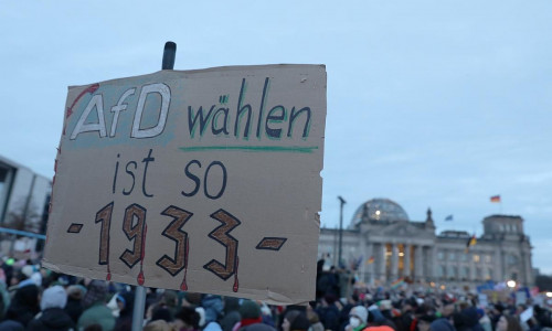 Demo gegen Rechtsextremismus am 21.01.2024