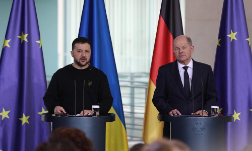 Wolodymyr Selenskyj und Olaf Scholz (Archiv)