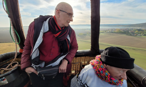 Für Thomas und Barbara ging es hoch hinaus. 