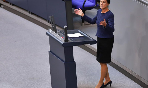 Sahra Wagenknecht am 16.10.2024