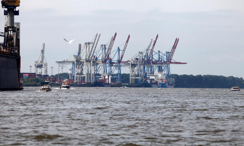 Hamburger Container-Hafen (Archiv)