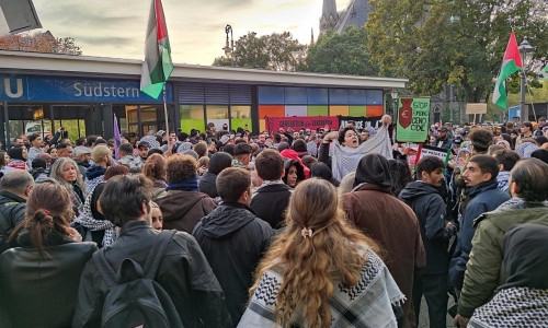 Pro-Palästina-Demo in Berlin am 07.10.2024