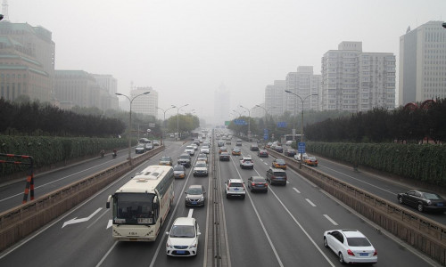 Straßenverkehr in Peking (Archiv)