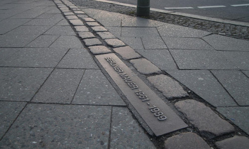 Verlauf der Berliner Mauer (Archiv)