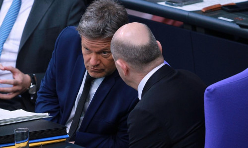 Robert Habeck und Olaf Scholz (Archiv)